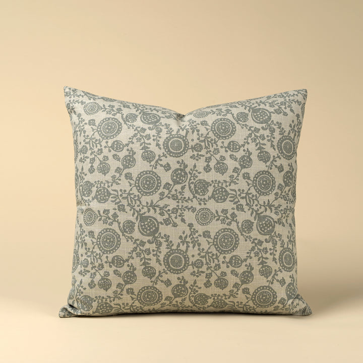 Pomegranate Cushion, Slate blue
