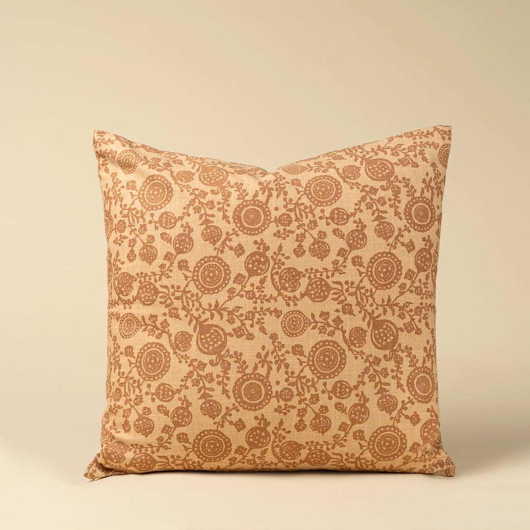 Pomegranate Cushion, Terracotta