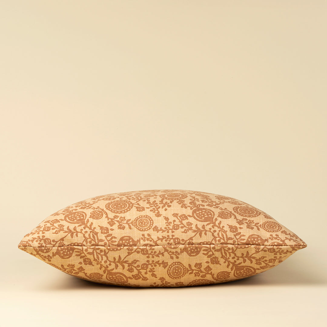 Pomegranate Cushion, Terracotta