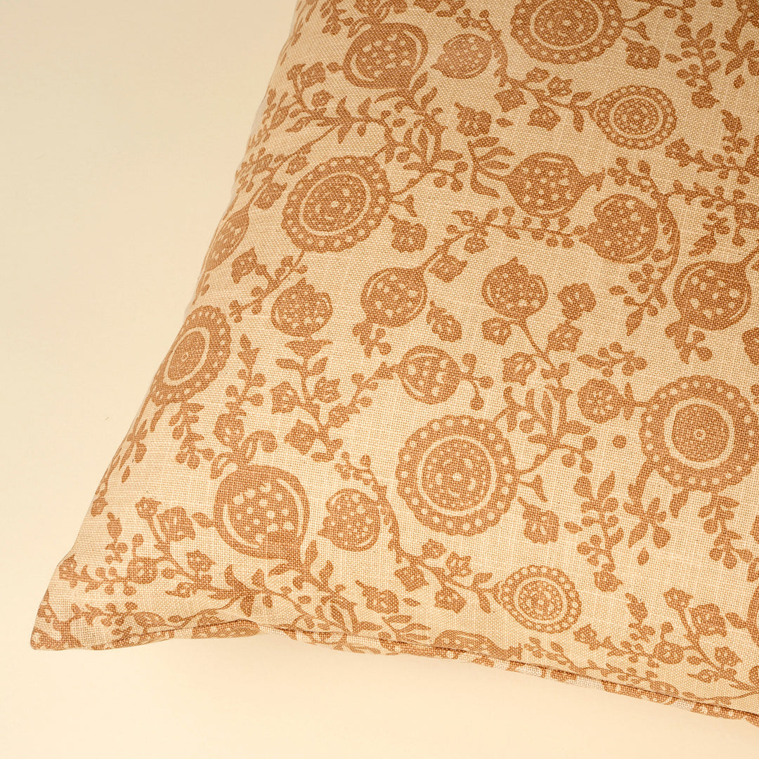 Pomegranate Cushion, Terracotta