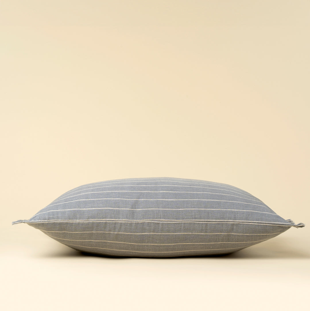 Slate Blue Stripe Cushion