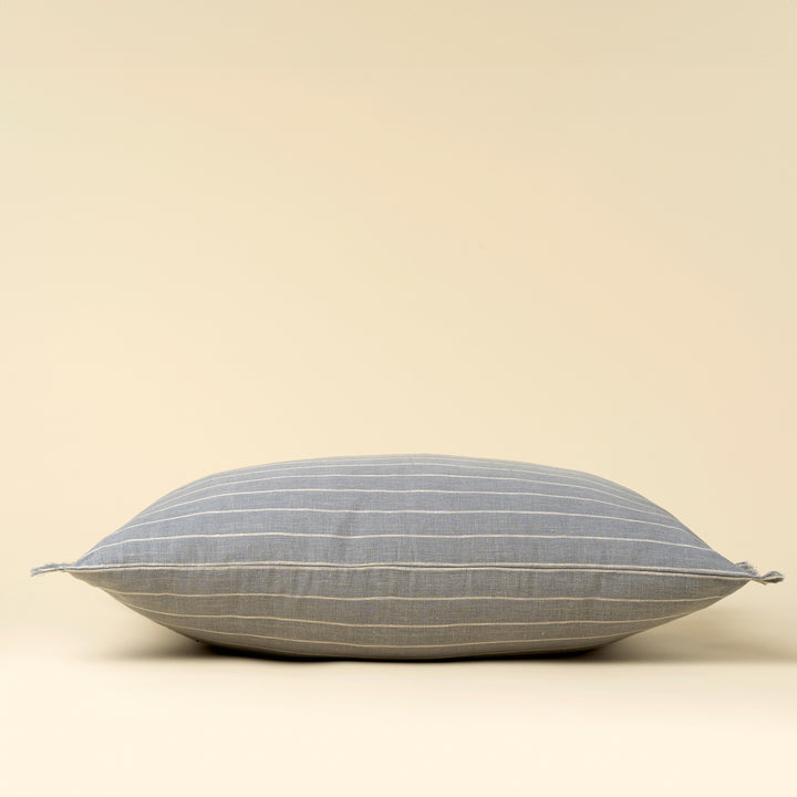 Slate Blue Stripe Cushion