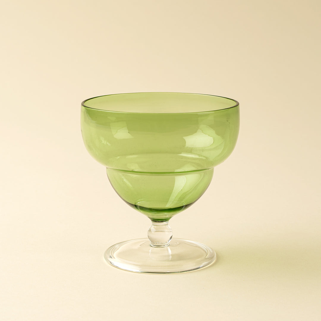 Savoy Coupe Glass, Green