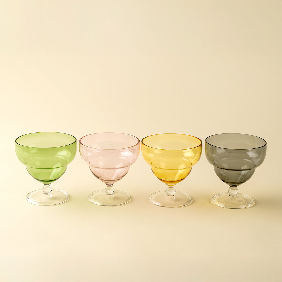 Savoy Coupe Glass, Pink