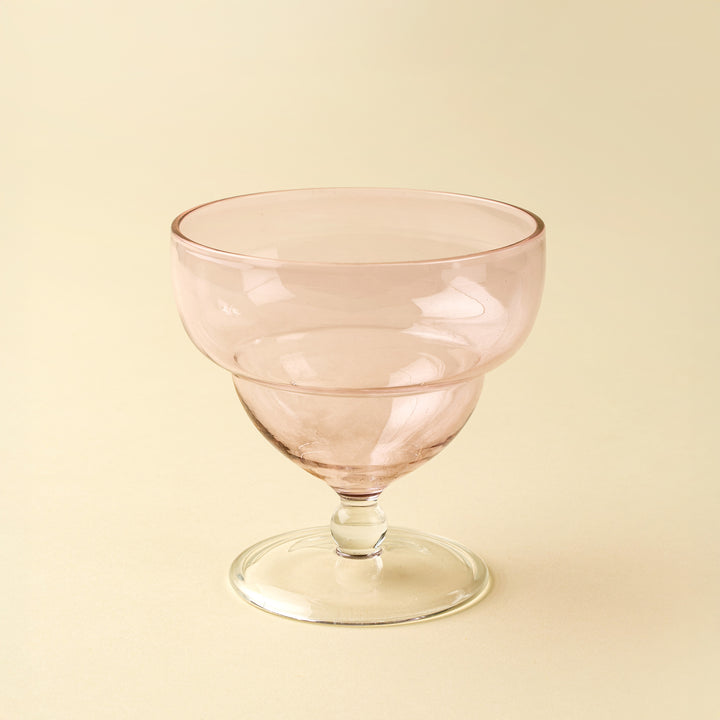 Savoy Coupe Glass, Pink