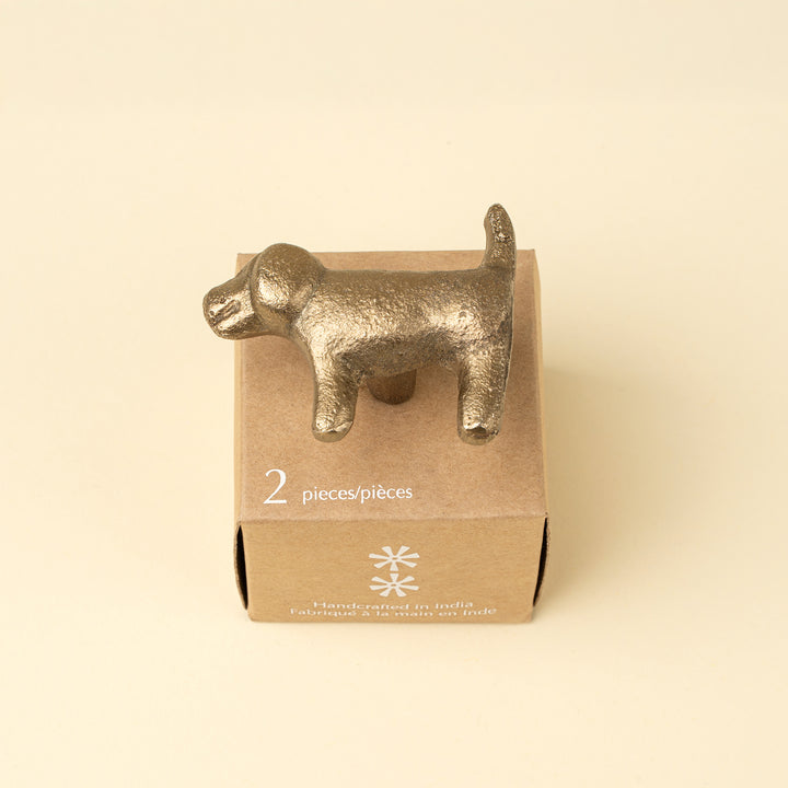 Beagle Dog Knobs, Set of 2