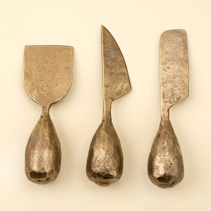 Rotunda Cheese Knives, Set of 3