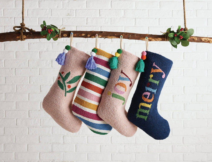 Pink Berries Stocking
