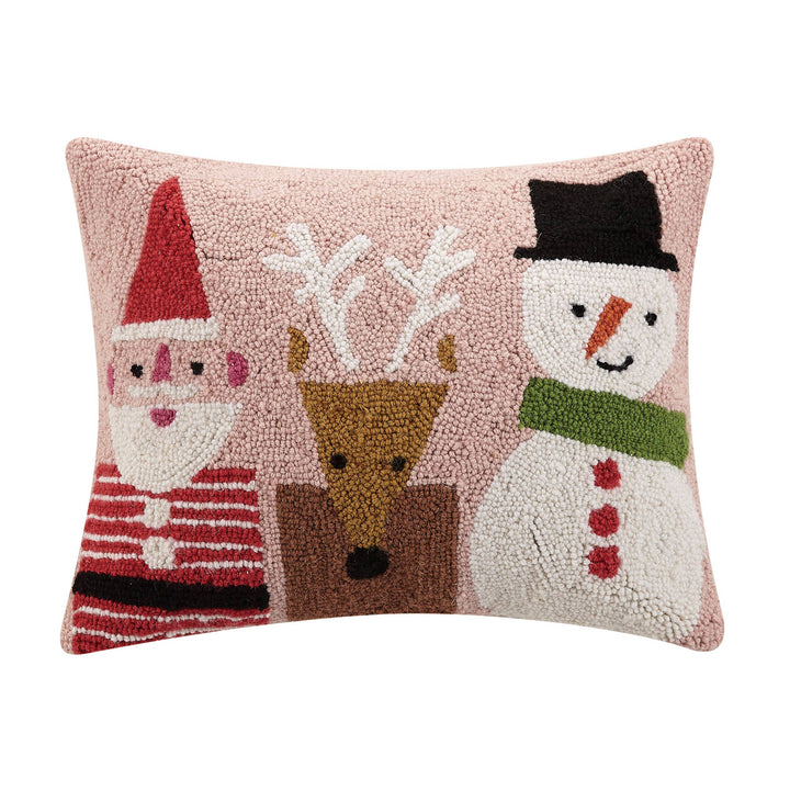 Santa and Friends Hook Cushion