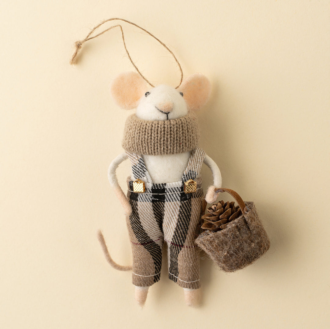Felt Mice Tartan Tim