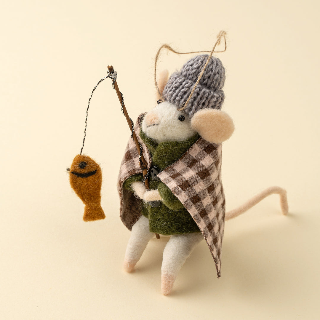 Felt Mice Ice Fishing Ivan