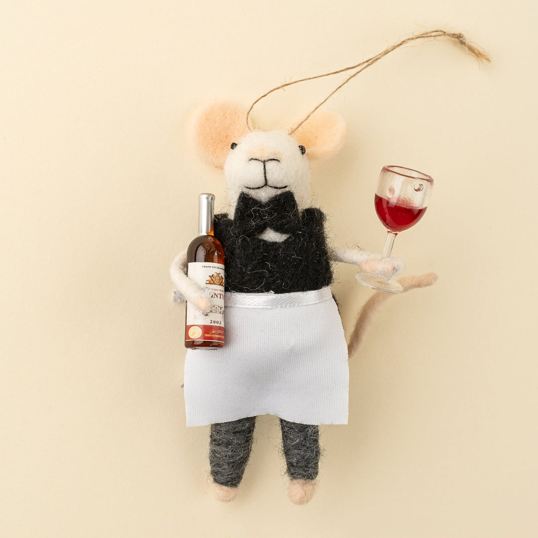 Felt Mice Sommelier Sam