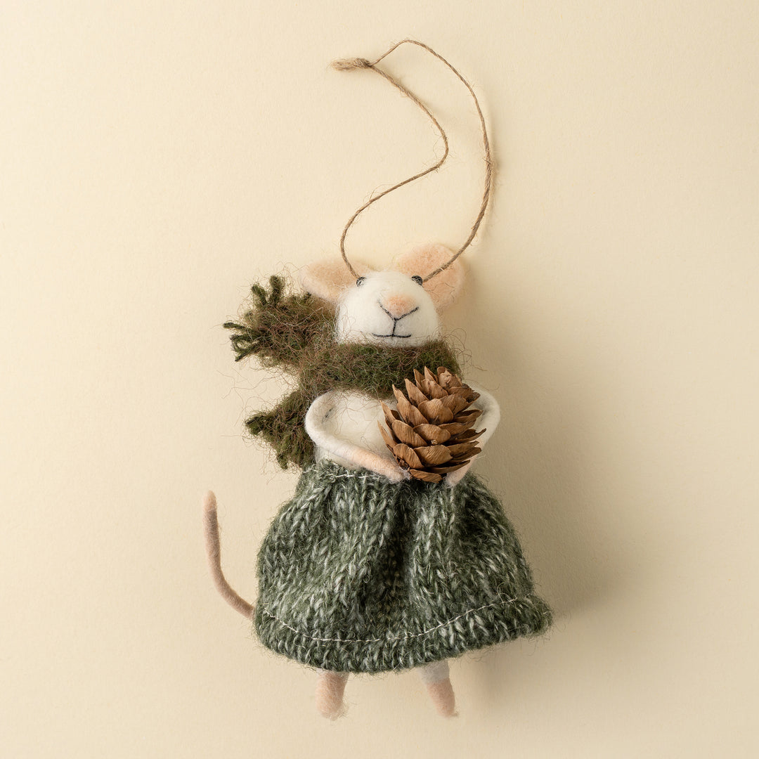 Felt Mice Pinecone Patrice
