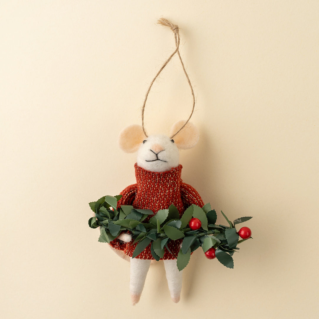 Felt Mice Winter Bough Winston