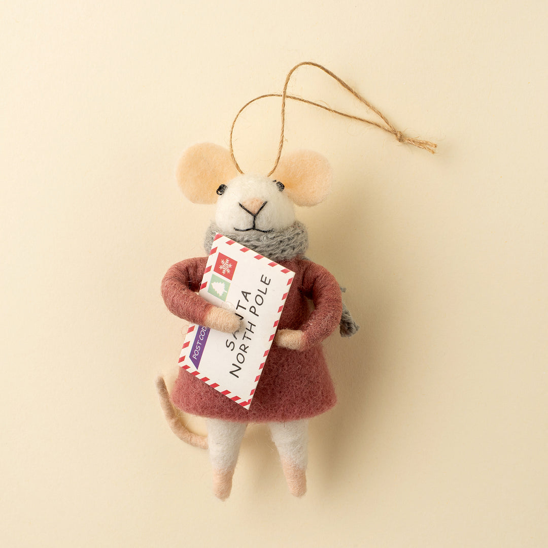 Felt Mice Letter to Santa Lucy