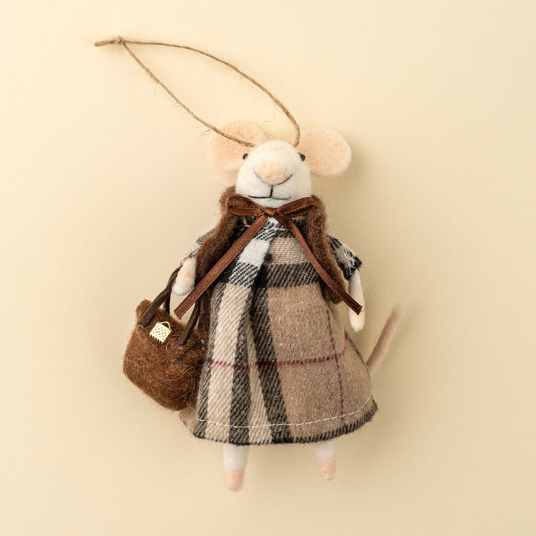 Felt Mice Tartan Tessa