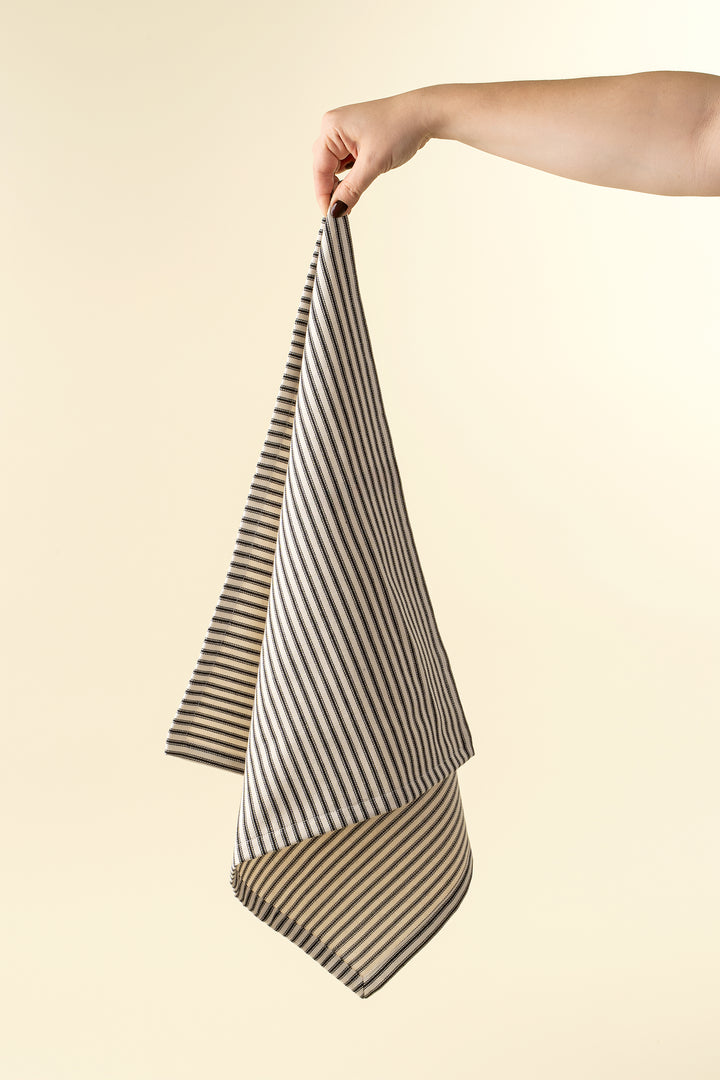 Black Ticking Napkins set of 4