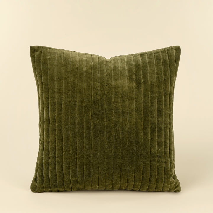 Velvet Moss Cushion 20x20
