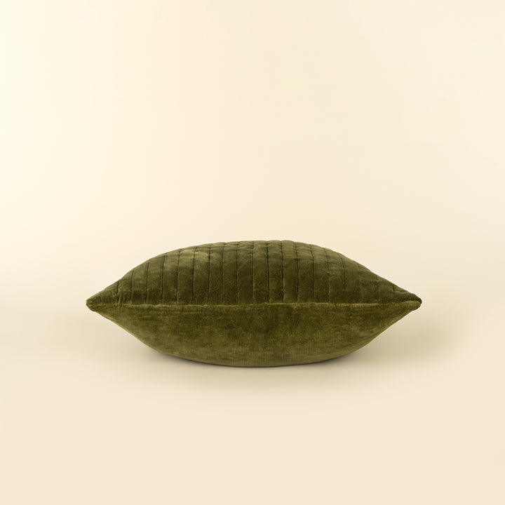 Velvet Moss Cushion 20x20