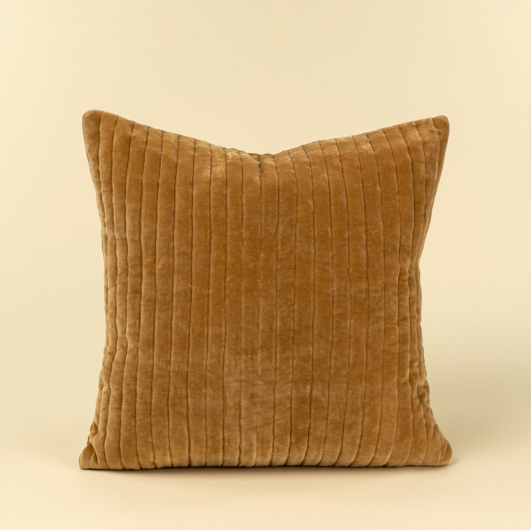 Velvet Gold Cushion 20x20