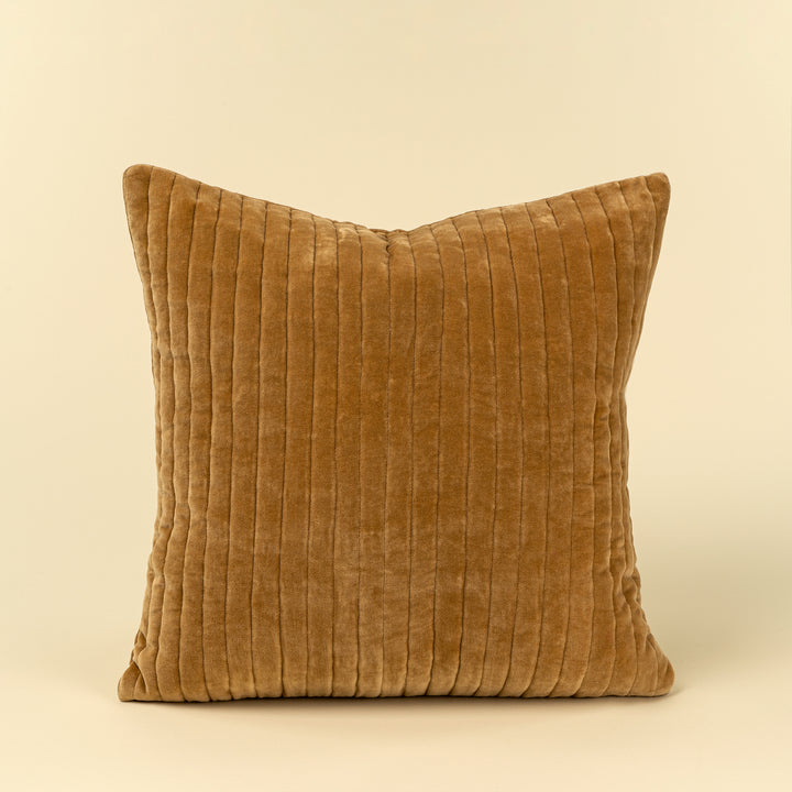 Velvet Gold Cushion 20x20
