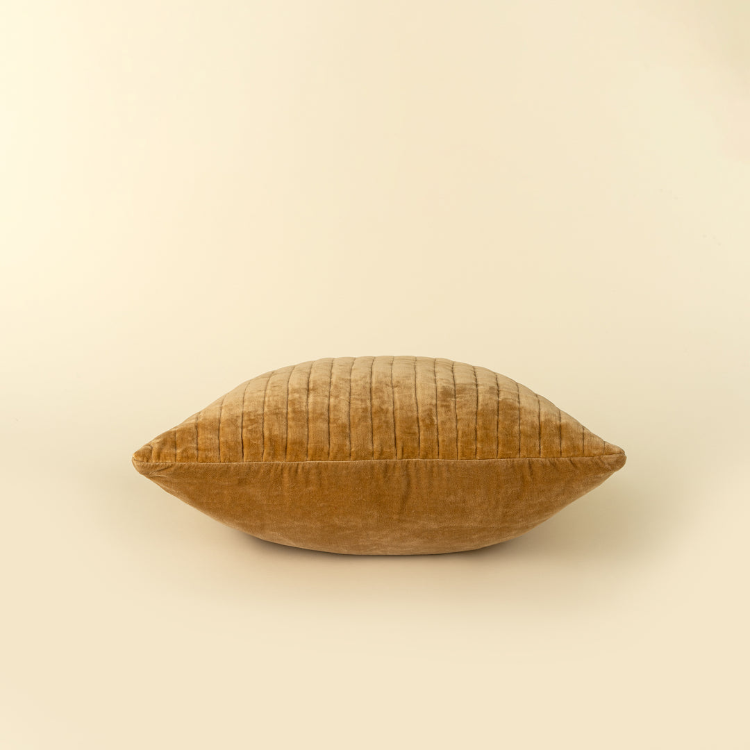 Velvet Gold Cushion 20x20