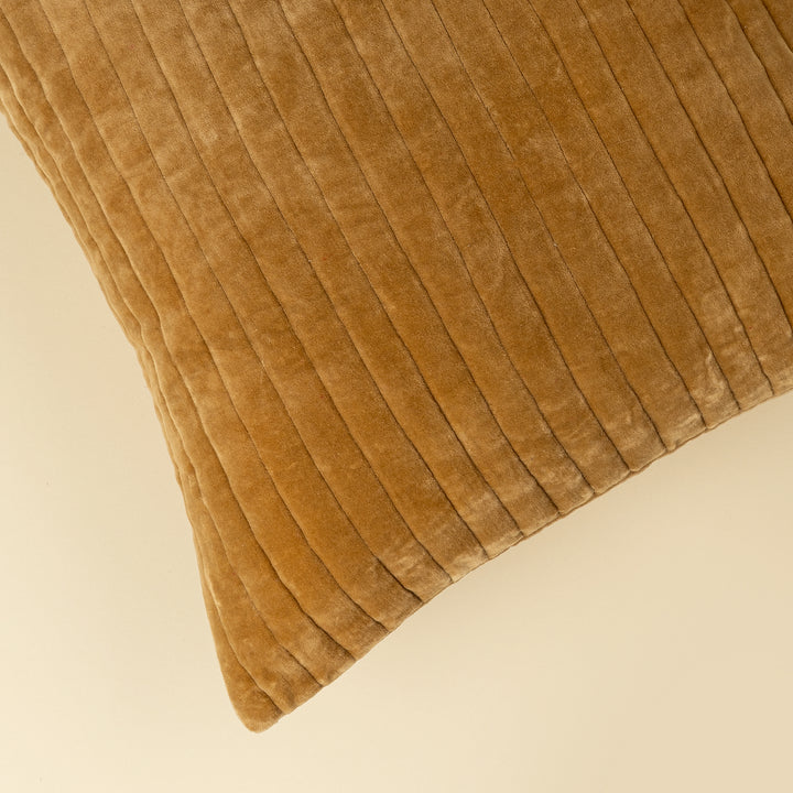 Velvet Gold Cushion 20x20