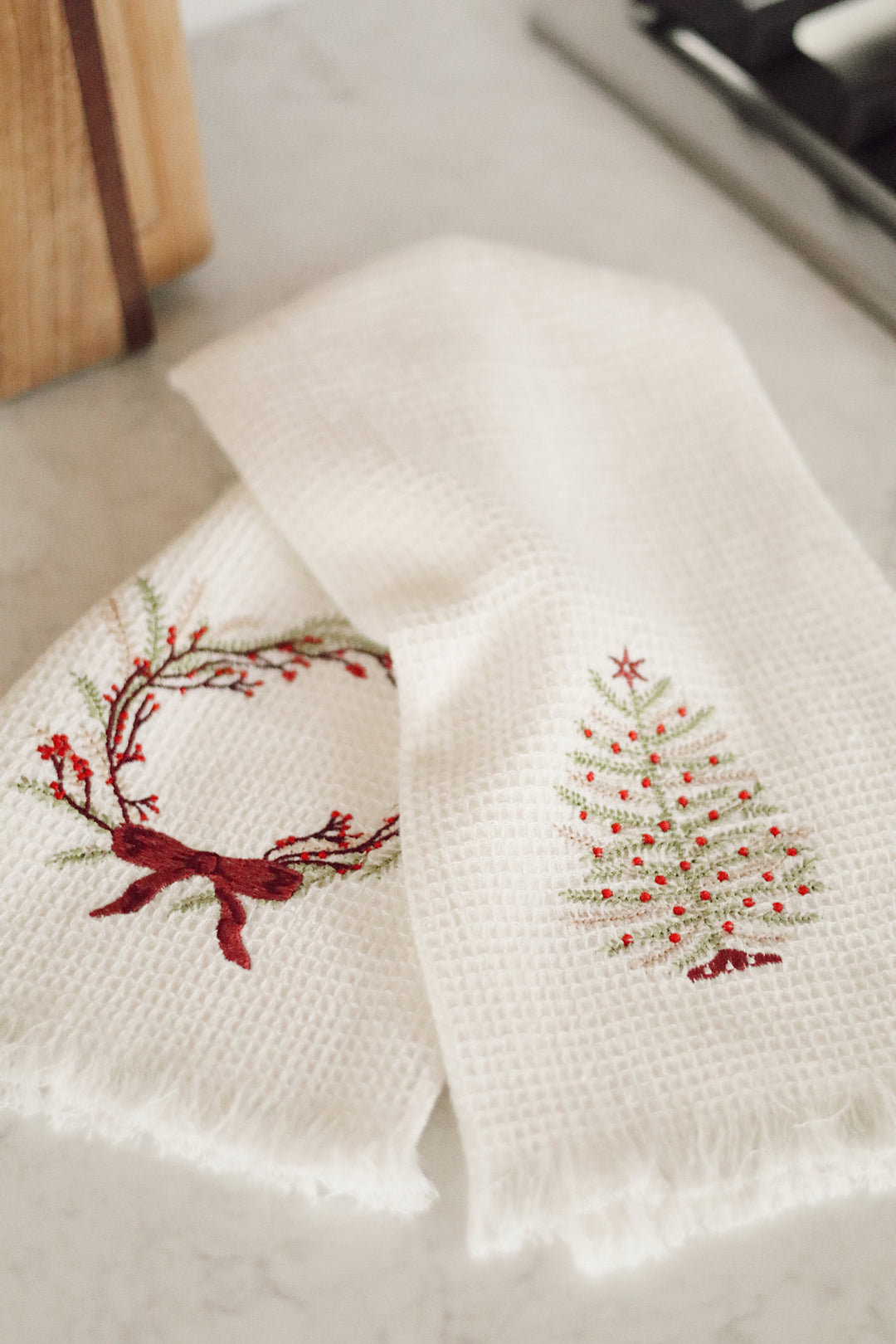 Tree/Wreath Hand Towel