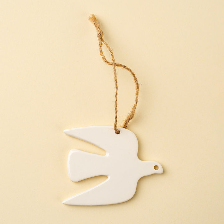 Porcelain Dove Ornament