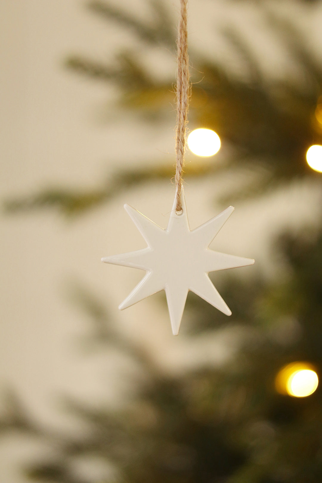 Porcelain Star Ornament