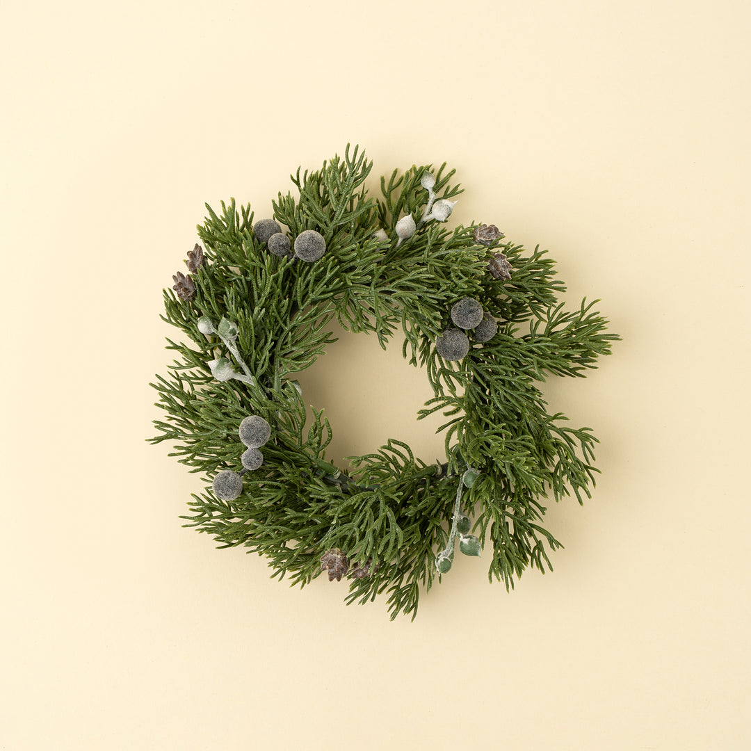 Frosted Berry Wreath, L