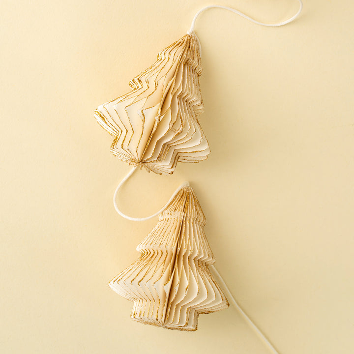Paper Tree Garland,Ivory