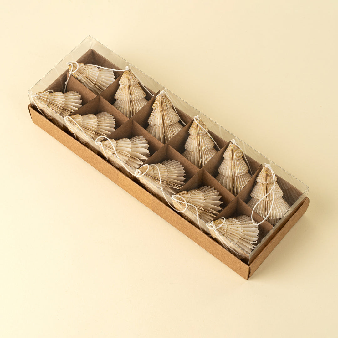 Paper Tree Garland,Ivory