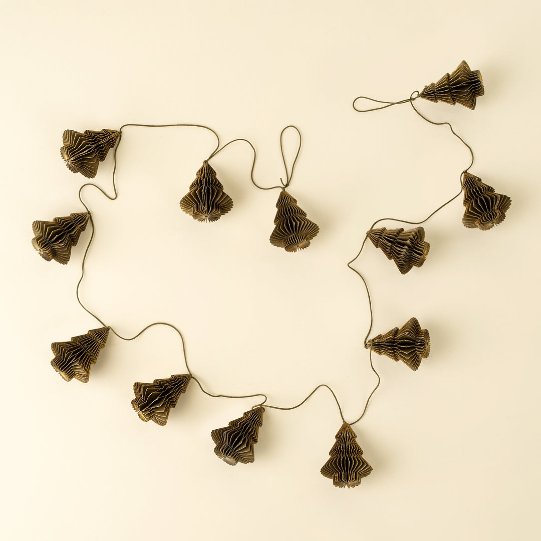 Paper Tree Garland, Green