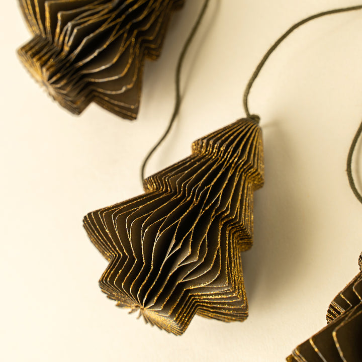 Paper Tree Garland, Green