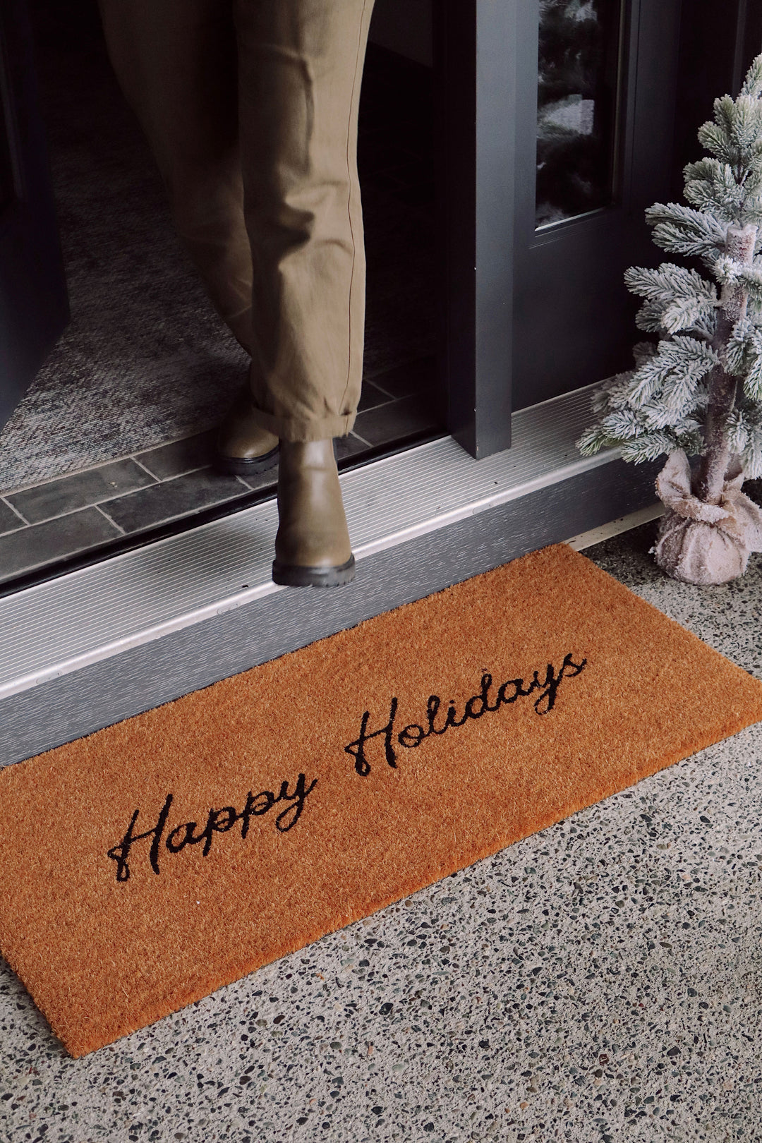 Happy Holidays Doormat