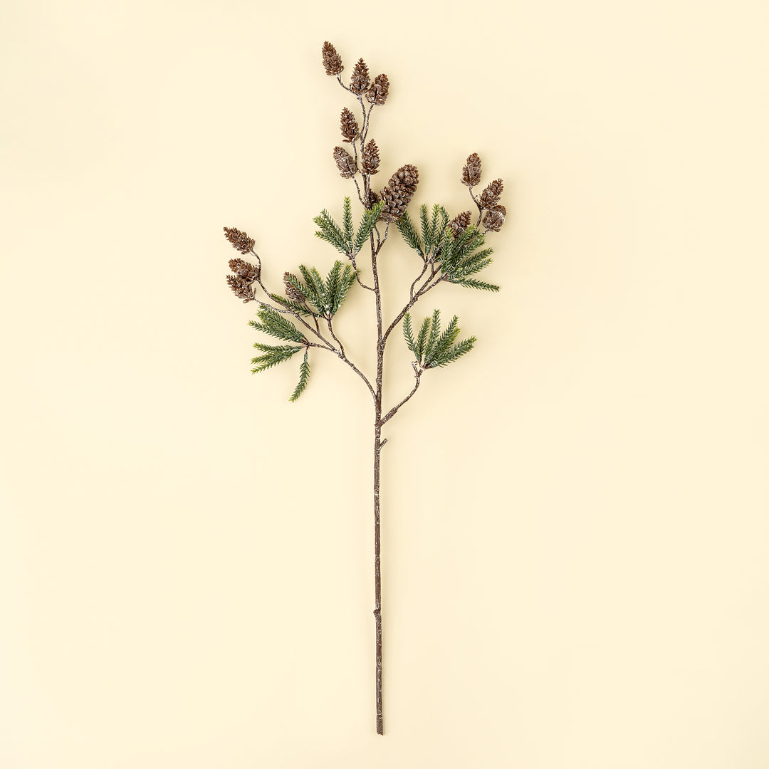 Frosted Pinecone Sprig