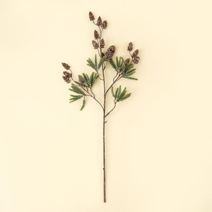 Frosted Pinecone Sprig
