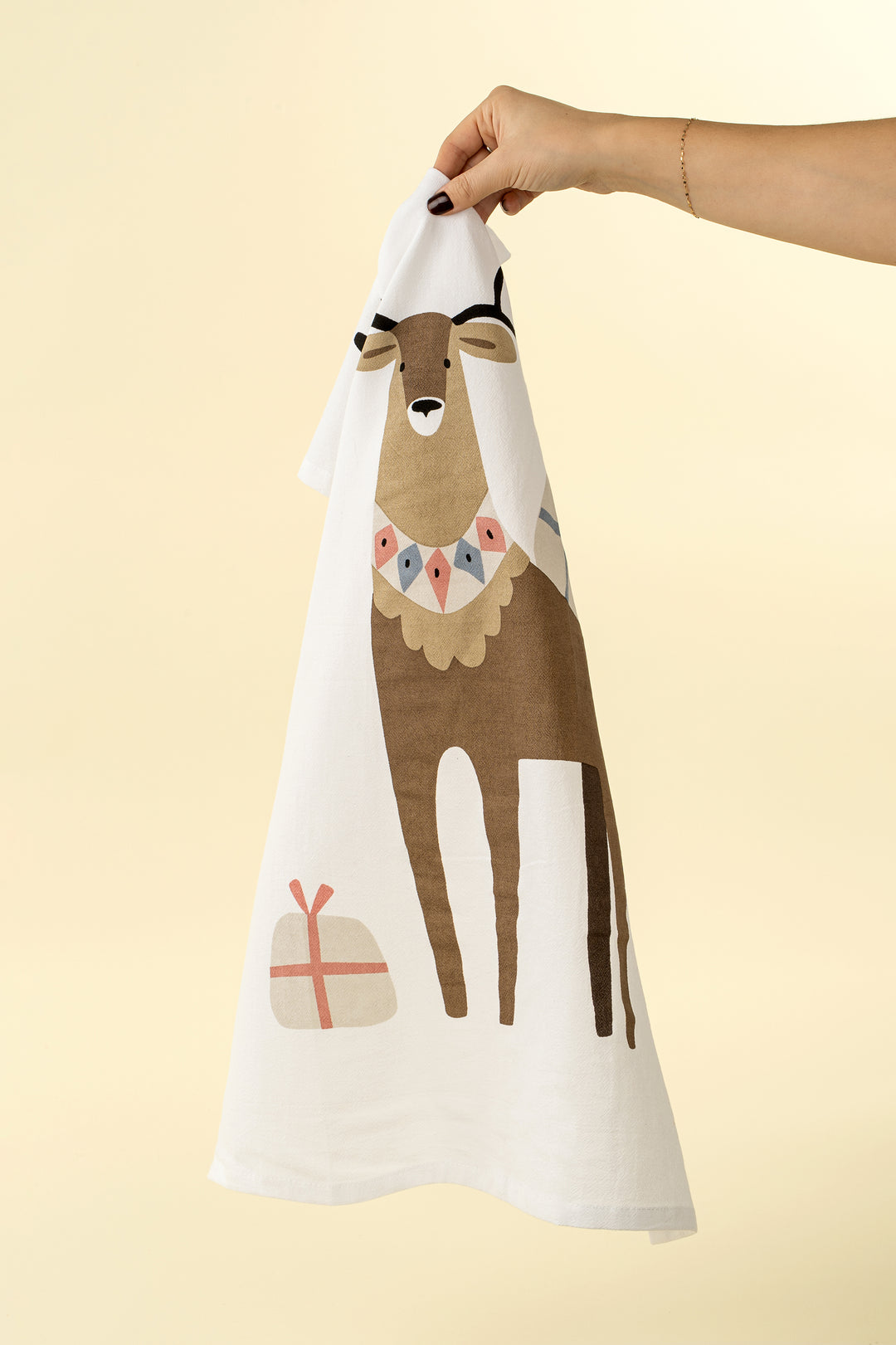 Solstice Stag Tea Towel