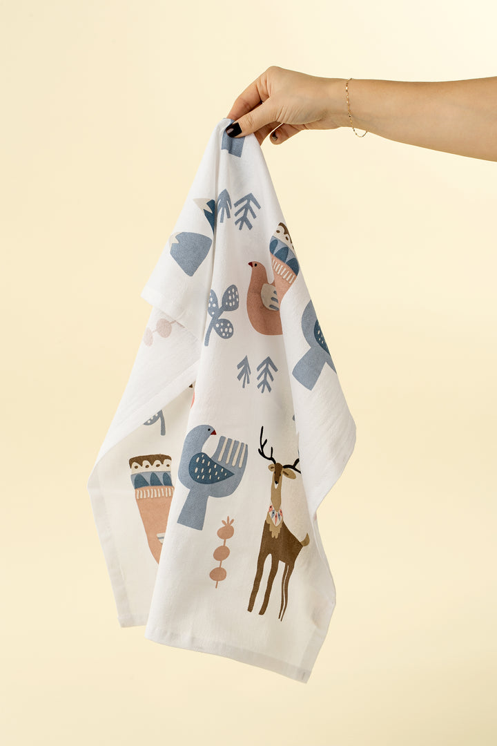 Nordic Noel Tea Towel