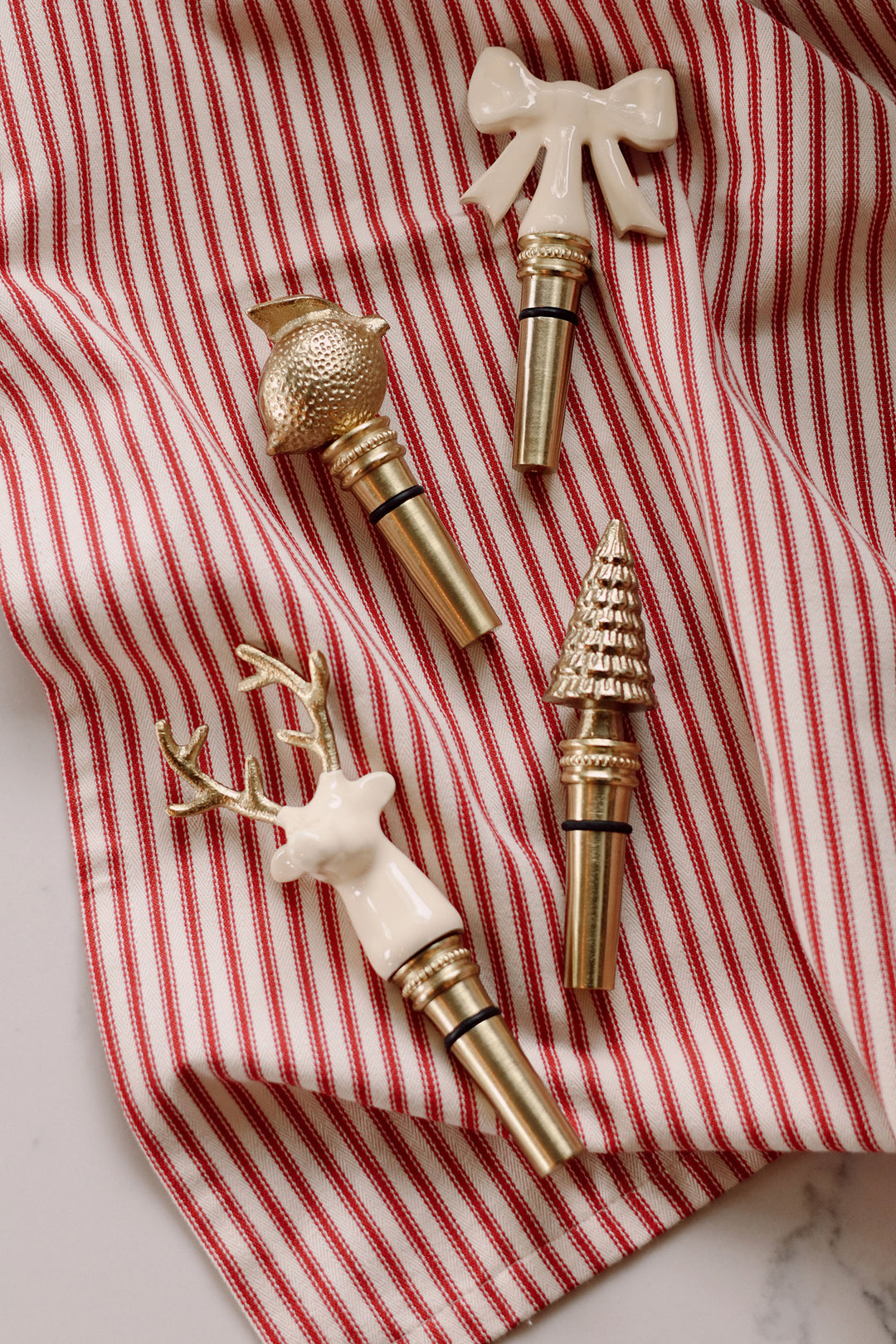 Gilded Stag Bottle Stopper