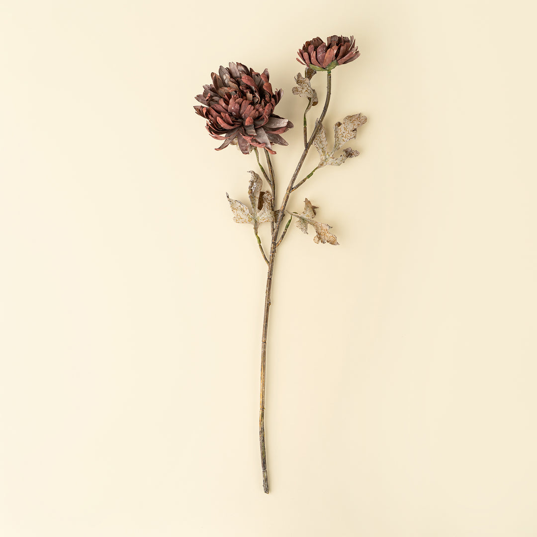 Dahlia Spray, Burgundy