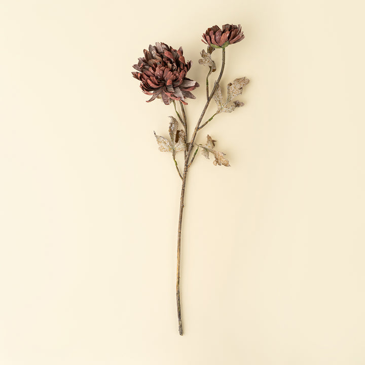 Dahlia Spray, Burgundy