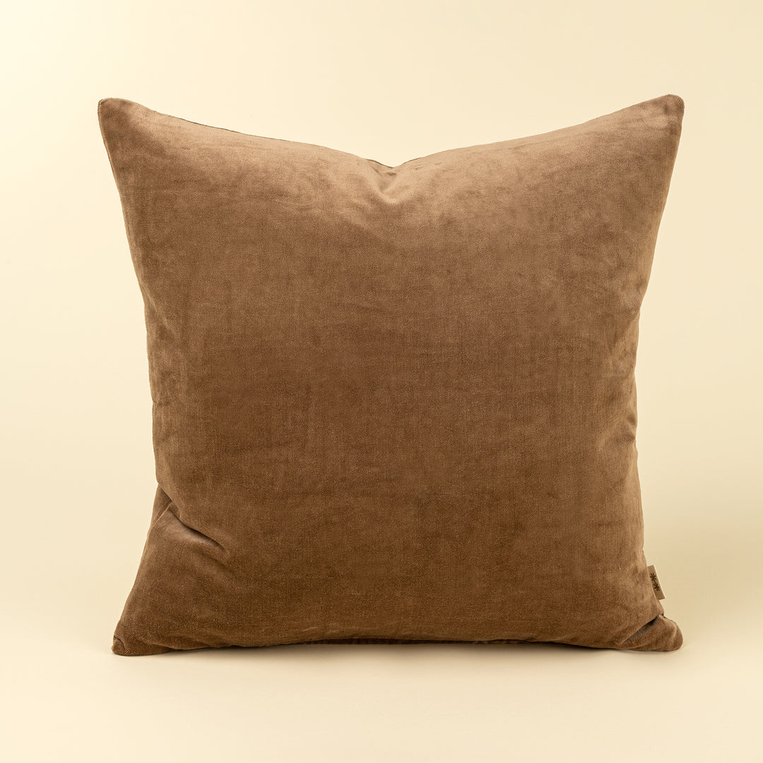 Vera Velvet Cushion, Caramel 20x20