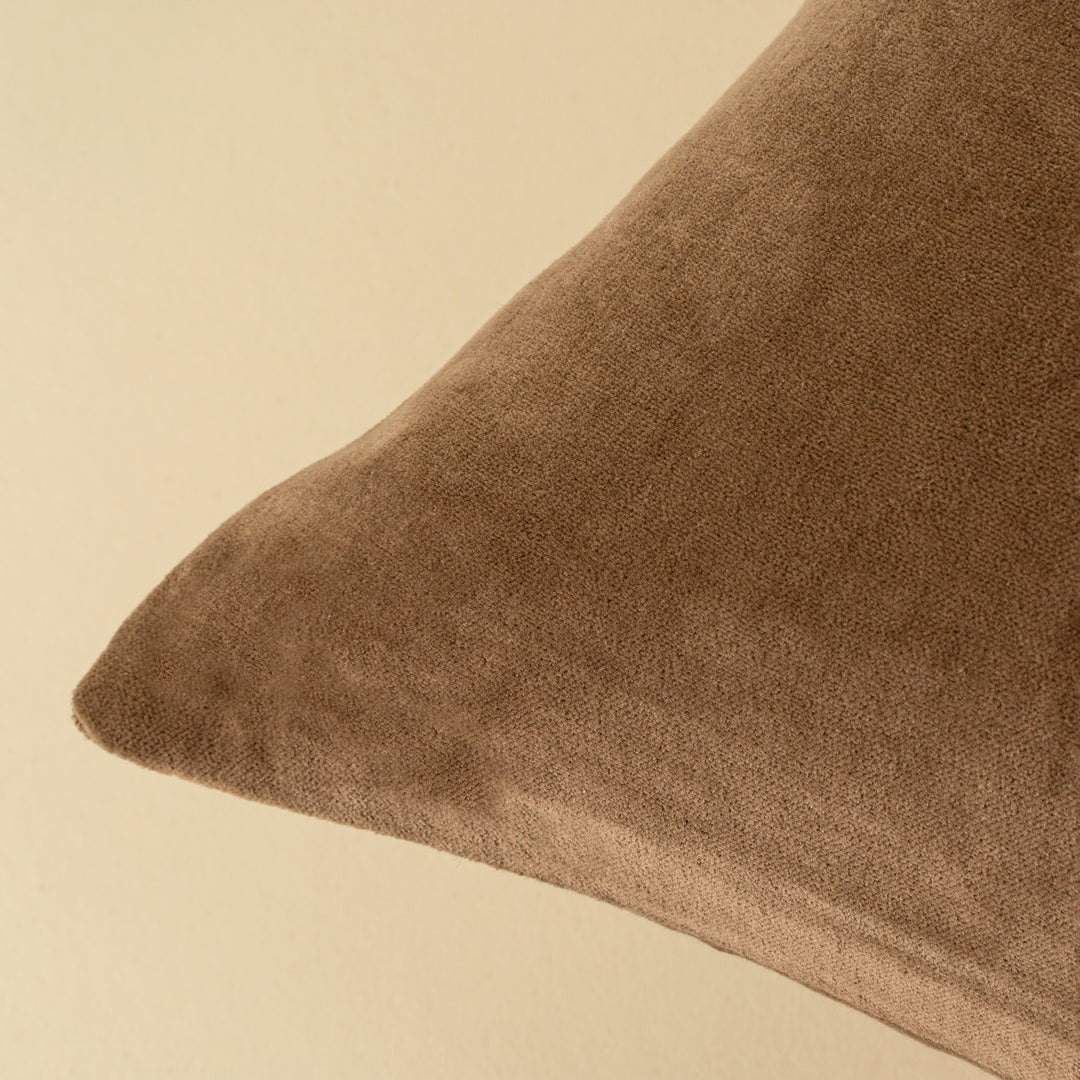 Vera Velvet Cushion, Caramel 20x20