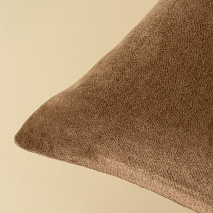 Vera Velvet Cushion, Caramel 20x20