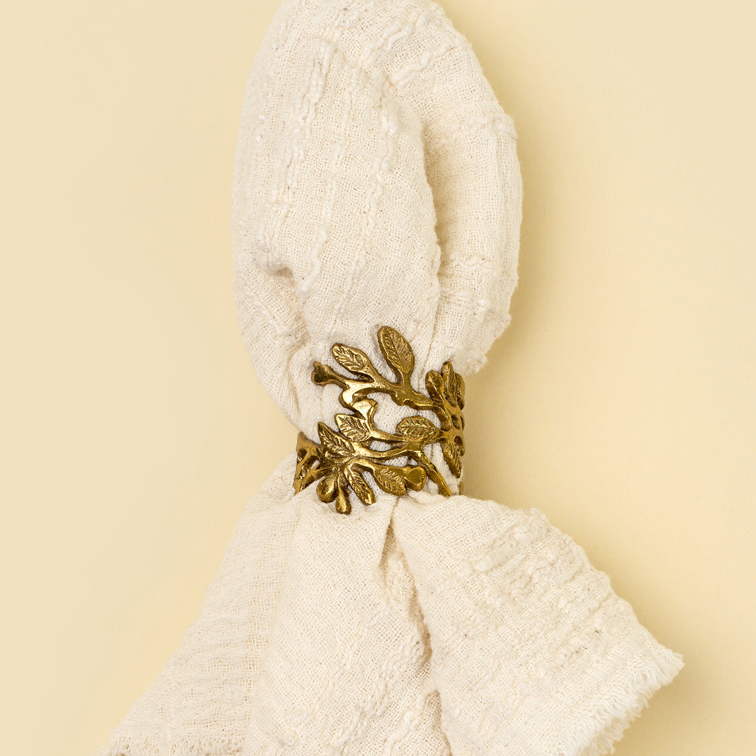 Winterberry Brass Napkin Ring