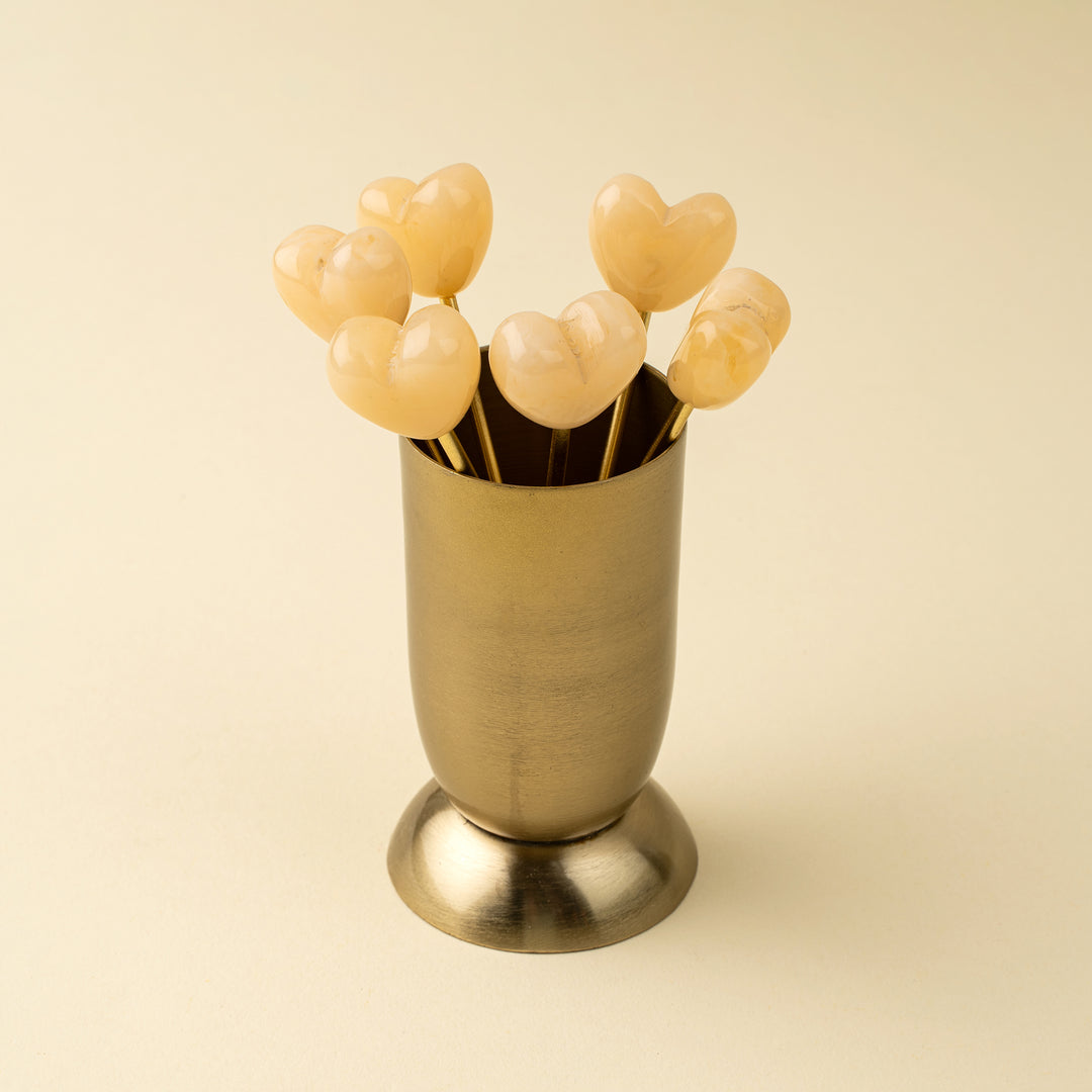 Heart Cocktail Picks - Set of 6