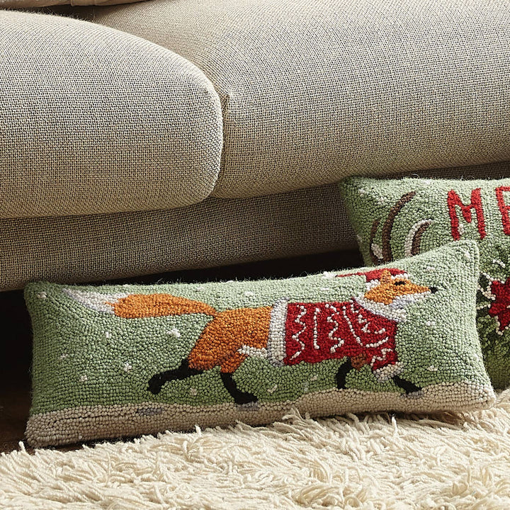 Christmas Fox Hook Cushion