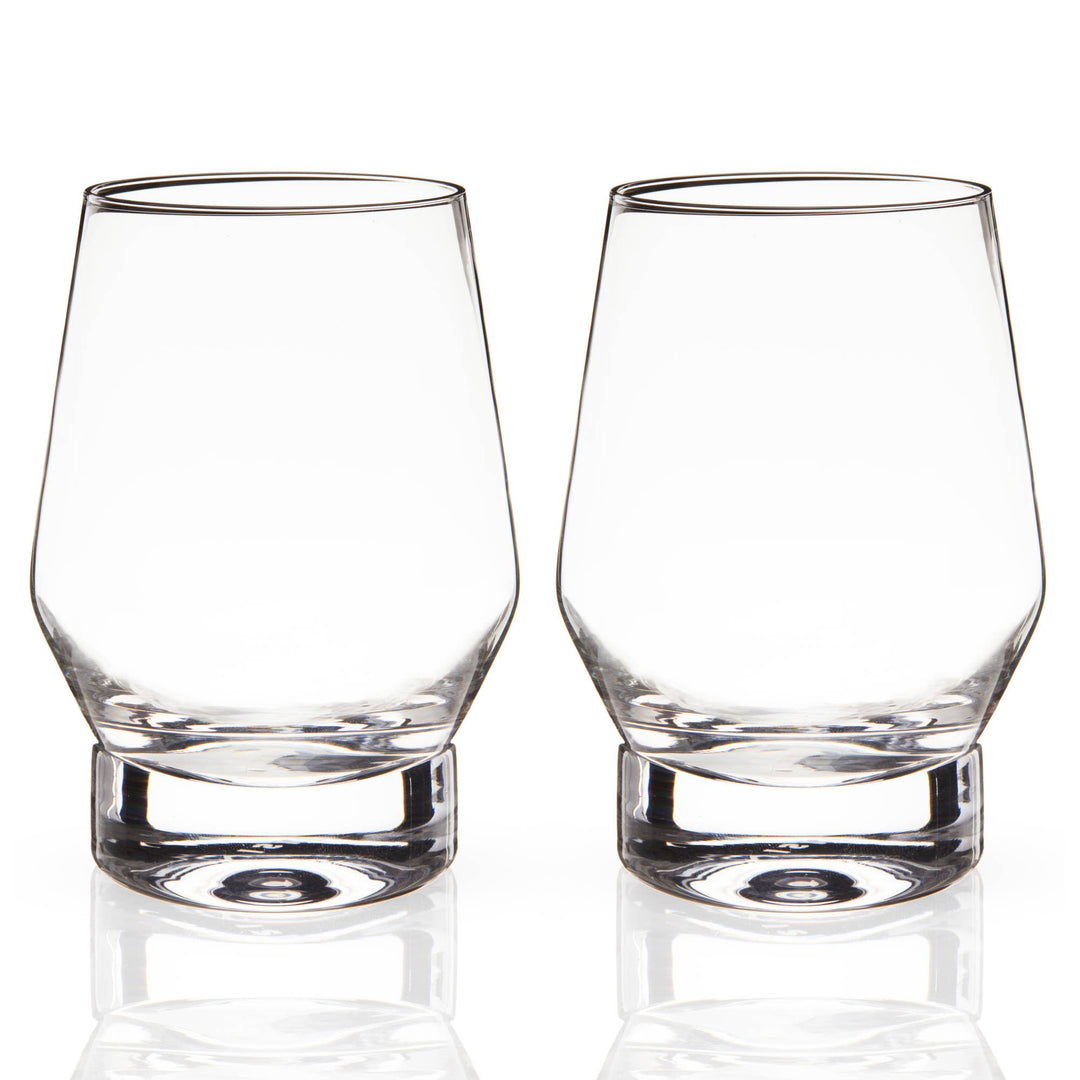 Raye Crystal Whiskey Glasses - Set of 2